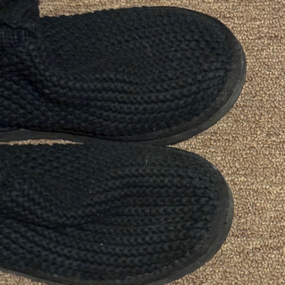 UGG Women's Black Boots. UGG Knit Boots. Size 7 - Picture 6 of 8